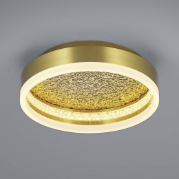HELLMoonLEDplafondlampvanijzermessing30cm