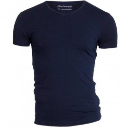 GarageT-shirt1-packBodyFitV-halsNavyL