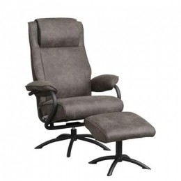 RelaxfauteuilVincentinclhocker-StofPreston-antraciet-LeenBakker
