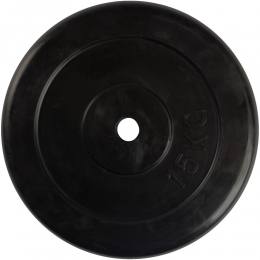 VirtuFitGietijzerenHalterschijf-Haltergewicht-30mm-15kg-Zwart