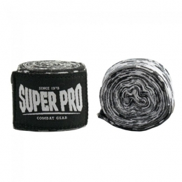 SuperProCombatGearSemi-ElastischeBandages-CamoZwartGrijsWit-250cm