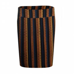 Skirtjacquardprintedstripes