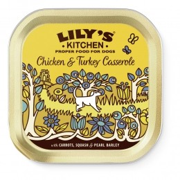 LilysKitchenHondenvoerNatCasseroleKipKalkoen150gr