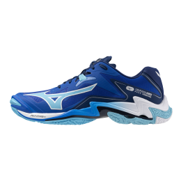 MizunoWAVELIGHTNINGZ8VolleybalschoenenMugenbluewhiteestateblueDamesHerenMaat50