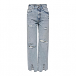 OnlyAstridHighWaistWideSplitDenim