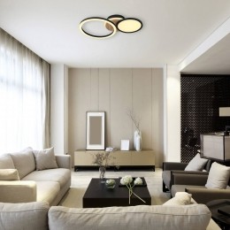 GloboLEDplafondlampSidmethout3-lamps
