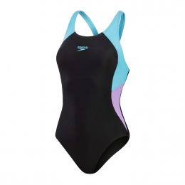 SpeedoEcoWomensColourblockSpliceMuscleback