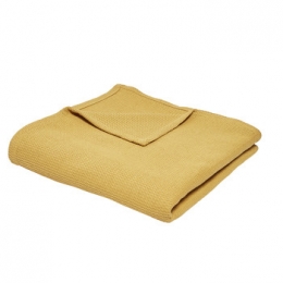 PlaidsdekenTodayJetdeLitNiddAbeille150200CotonTODAYEssentialOcre