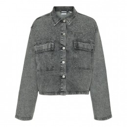 VeroModaEllasLongSleeveStudsDenimShirt