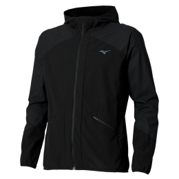 MizunoActiveAlphaHoddedJacketZwartHerenMaatS