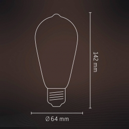 CalexSmartRustiekE27ST64LED49WDraadRGBW