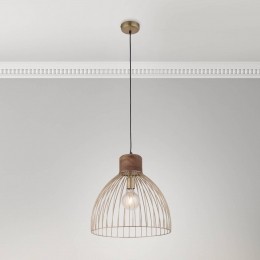 JUSTLIGHTGmbHHanglampAlamimangohoutmessingmat3-lamps