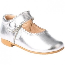 BallerinasAngelitos1502MERCEDITASPLATAMETALIZADACONVELCROPlata