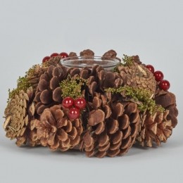 KerstdecoratiesBizzottoPCANDELASEQUOIATO