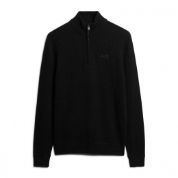 SuperdryEssentialEmbKnitHalfZip
