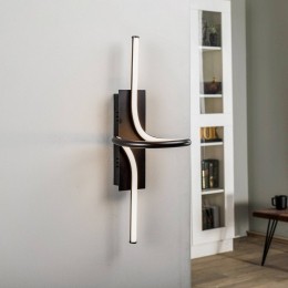 LindbyDivolaLEDwandlampstepdimzwart