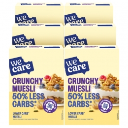 6xWeCareLowerCarbCrunchyMuesli325gr