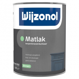 WijzonolMatlakInterieurTerpentineverdunbaar-OpKleurGemengd-1L