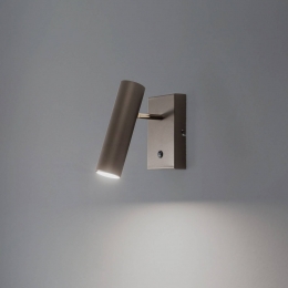 LuminexAxionwandlamp1-lamptitaniumkleurigstaal