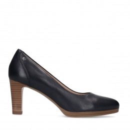 Blauwelerenpumps