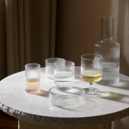 fermLIVINGRippleserveerschaalhelder122cmsetvan4