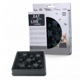 EatSlowLiveLongerStarGreyXS