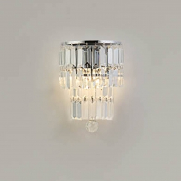 SearchlightEmpirewandlampchroomhelderkristalstaalIP44