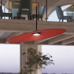 FabbianLEDhanglampAcusticakoraalrood3000KDALI
