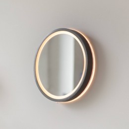 PaulNeuhausLED-wandspiegelVIDROgrijs26cmpowerbankschakelaar