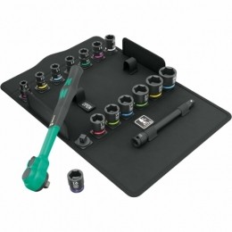 Wera0500553000116-delig8100SB12ZyklopComfortRatelsetOmschakelpal38AandrijvingMetrisch