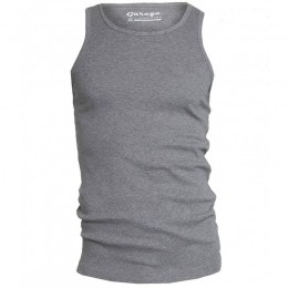 GarageSinglet1-packSemiBodyFitRondeHalsGrijsMel2XL