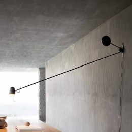 LuceplanExclusieveLEDwandlampCounterbalancezwart