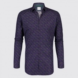 BlueIndustryOverhemdPrintPaars37