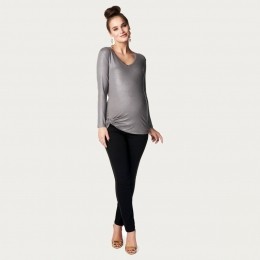 NoppiesZwangerschapsbroekLenePantalonSlimZwart