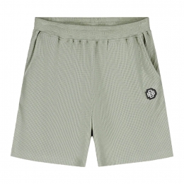 BlackBananasMonogramWaffleShorts