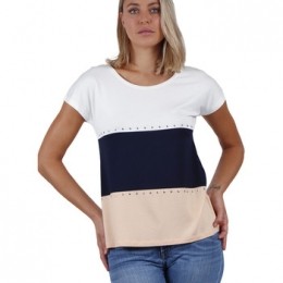 BlouseAdmasT-shirtmetslipemouwenTricolor