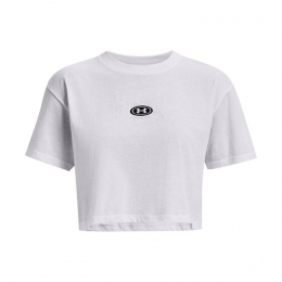 UnderArmourBrandedLogoCropShortSleeve