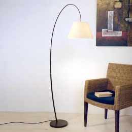 HollnderSlankevloerlampBambusBogen