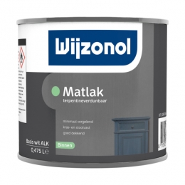 WijzonolMatlakInterieurTerpentineverdunbaar-OpKleurGemengd-05L