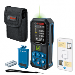 BoschGLM50-27CGProfessionalLaserafstandsmeterInclusiefOplaadbareAccu-50m-Groen