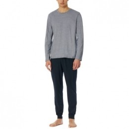 SchiesserCasualEssentialsLongPyjamaWithCuffsActie
