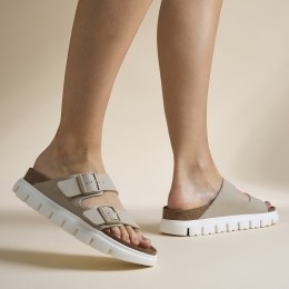 PapillioBirkenstockArizonaSlippersbeige