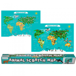 WorldScratchMapDieren