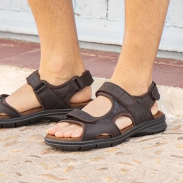 PanamaJackSaltonBasicsC1SandalenbruinLeer