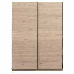 SchuifdeurkastGenua-eikenkleur-204x150x60cm-LeenBakker
