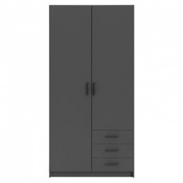 KledingkastSprint2-deurs-antracietkleur-200x985x50cm-LeenBakker