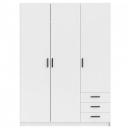 KledingkastSprint3-deurs-wit-200x147x50cm-LeenBakker