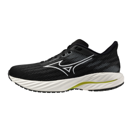 MizunoWAVEINSPIRE21HardloopschoenenZwartWitVibrantGeelDamesMaat385
