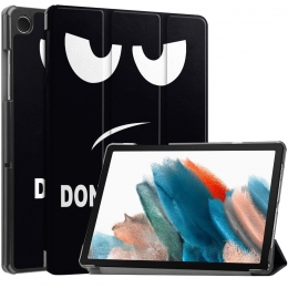 Case2go-TablethoesgeschiktvoorSamsungGalaxyTabA92023-Tri-foldhoesmetautowakefunctie-8inch-Donttouchme