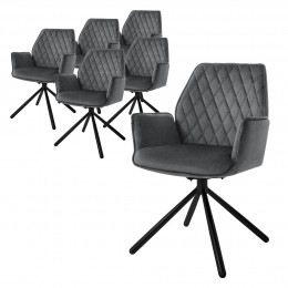 Setvan6eetkamerstoelenHalevelvetML-Design